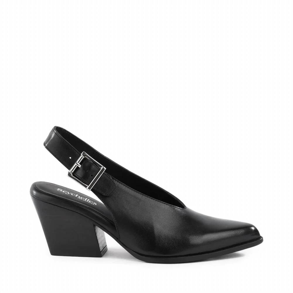 NEW SEYCHELLES women's baby-faced heel in black